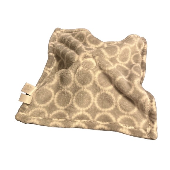 HB Hudson Elephant Gray Plush w White Circles Baby Security Blanket Lovey EUC - Picture 4 of 4